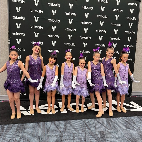 DANCE FLAPPER STYLE TAP COSTUME SIZE 9/10 - Picture 11 of 11